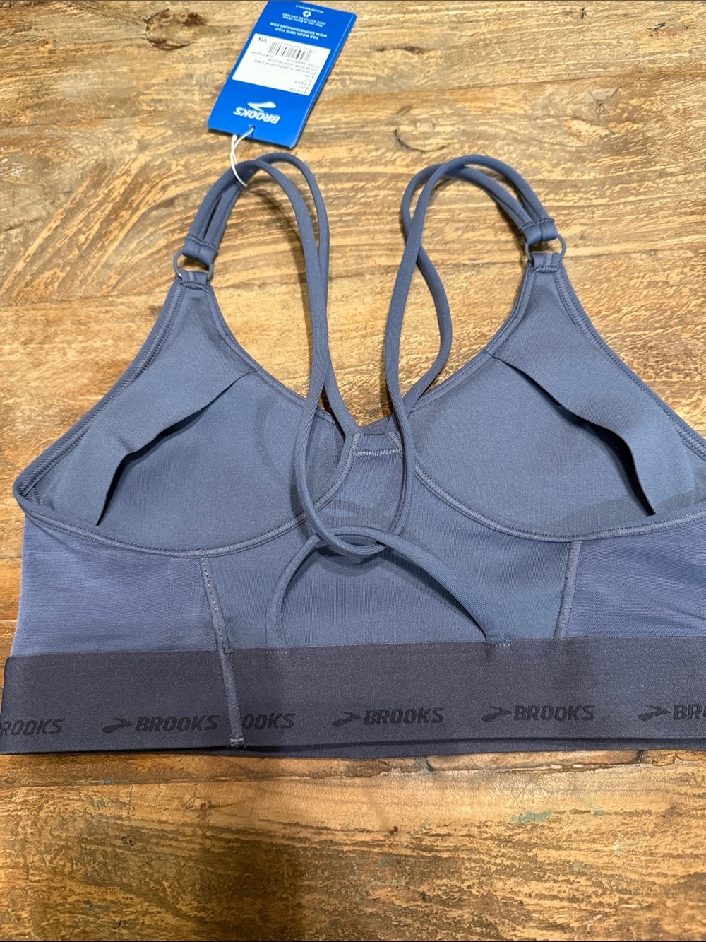 Brooks Women's Plunge 3.0 Slate Double-Strap Sports Bra - Picture 2 of 4